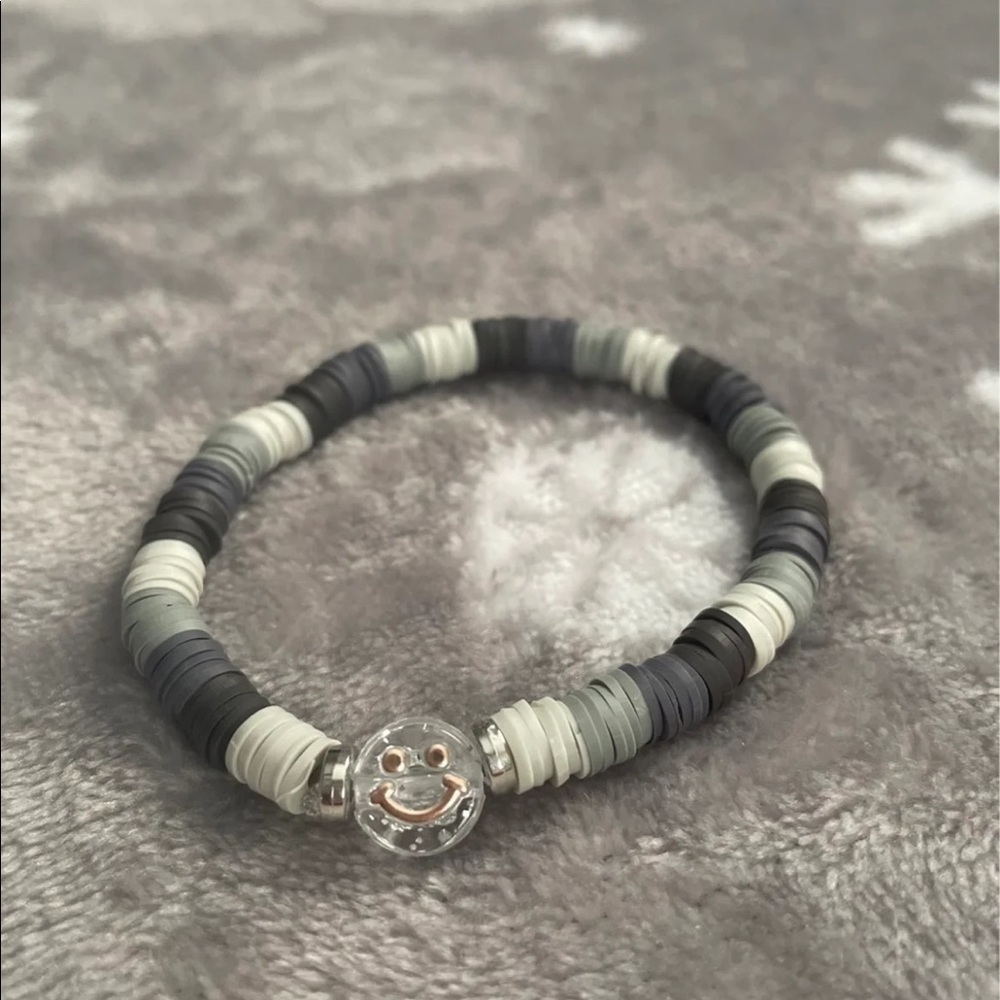 Clay bead bracelet